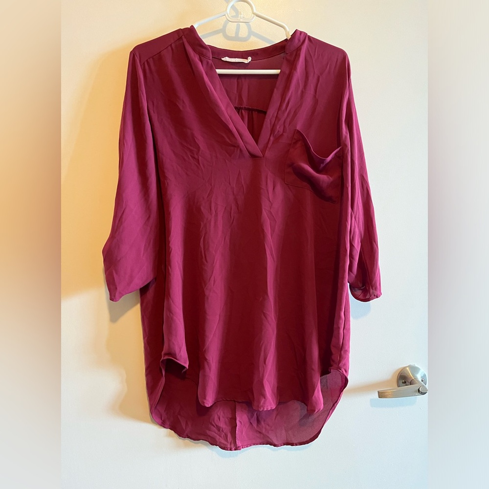 Lush tunic blouse medium